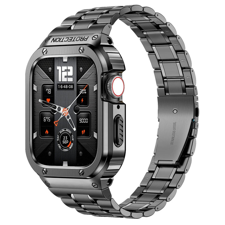Stainless Steel Watch Band With Shockproof Case Space Gray / 44mm DP2205271L02&DP18111200&DP18112200