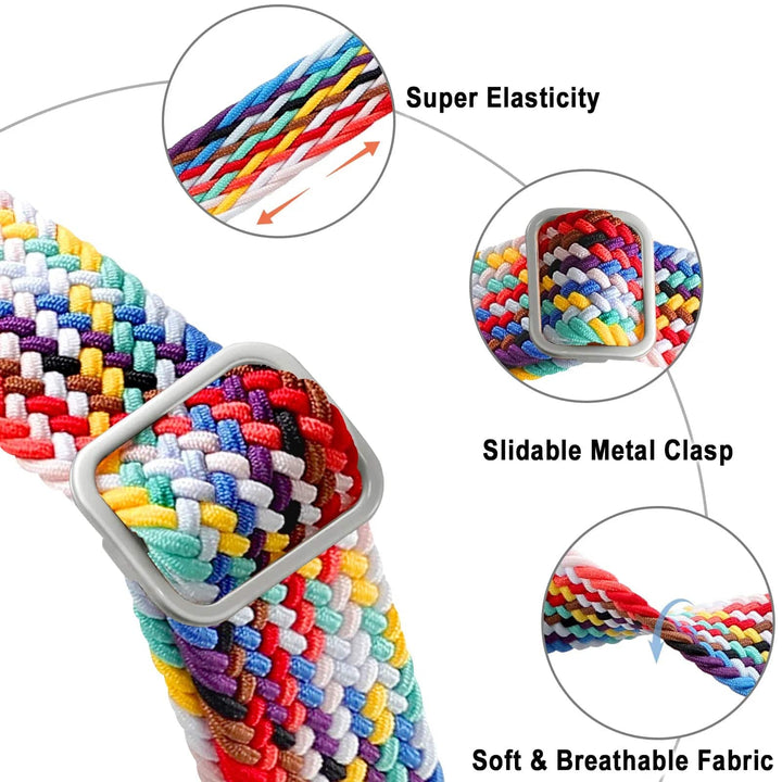 Braided Sports Watch Band For Samsung Galaxy Fit 3
