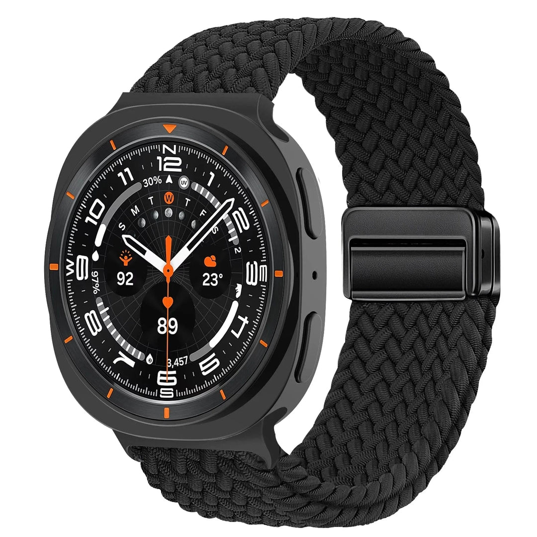 Braided Magnetic Sports Band For Samsung Watch 8 black / galaxy 8classic 46mm 200000049:76119733#black;200000051:3269252#galaxy 8classic 46mm;200007763:201336100