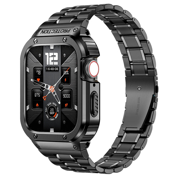 Stainless Steel Watch Band With Shockproof Case Black / 44mm DP2205271L01&DP18111200&DP18112200