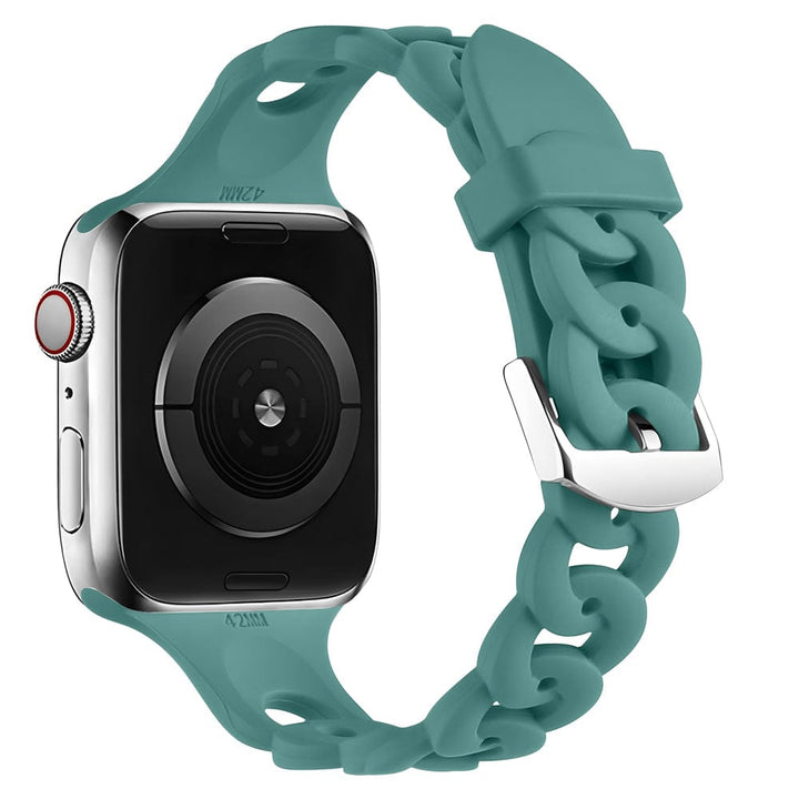 Silicone Chain Watch Band Tiffany Blue / 38mm, 40mm & 41mm DP202112181S14