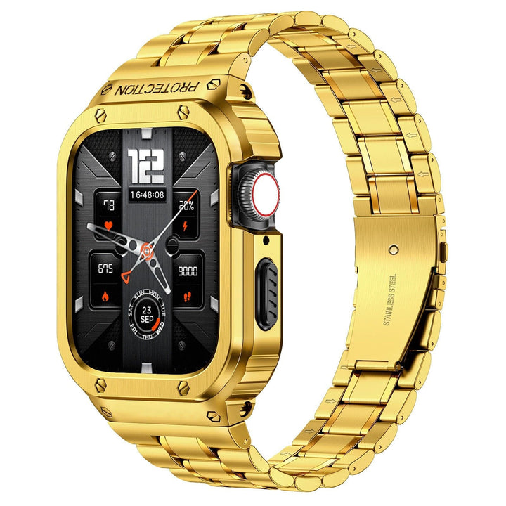 Stainless Steel Watch Band With Shockproof Case Gold / 44mm DP2205271L05&DP18111200&DP18112200