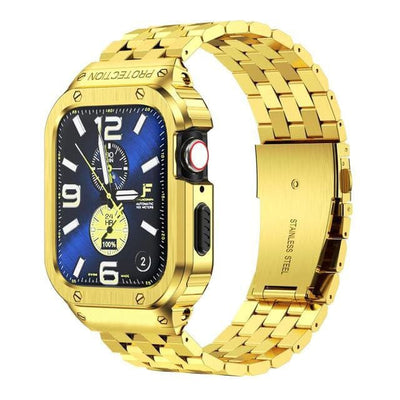 Stainless Steel Bracelet Watch Band With Shockproof Case Gold / 44mm DP2210172S05&DP18111200&DP18112200