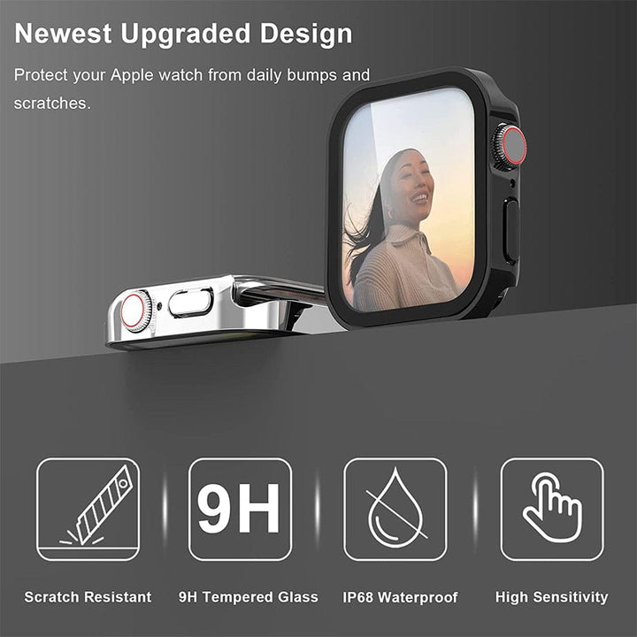 Tempered Glass Scratch Proof Watch Case