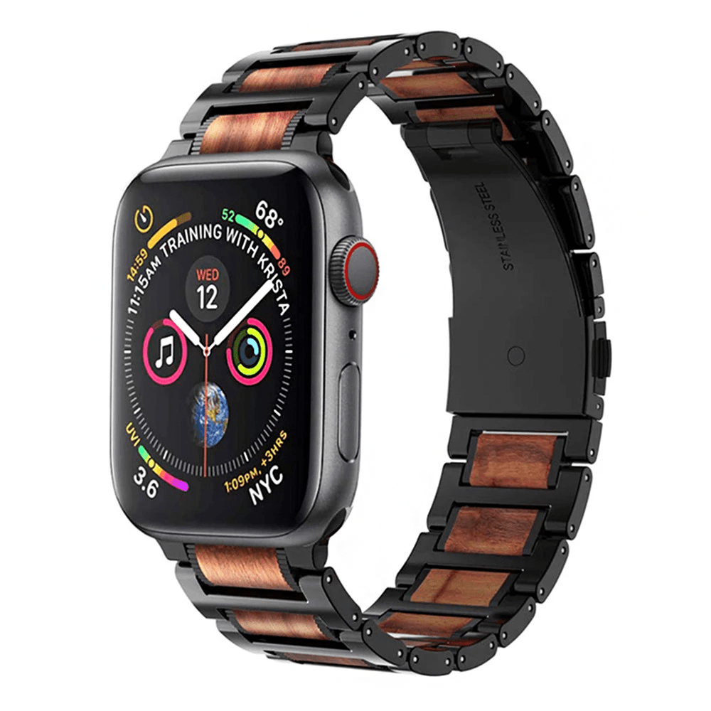 Cinturino in acciaio inox metallico per Apple Watch cinturino da