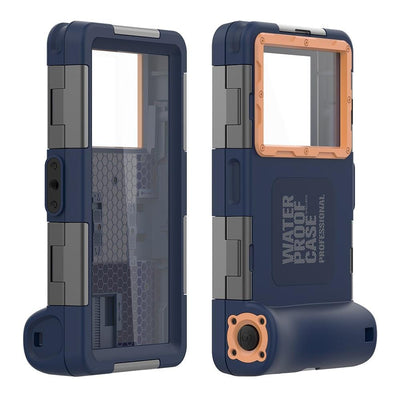 Universal Waterproof Phone Case for iPhone / Blue M20210704-Diving Case-Orange