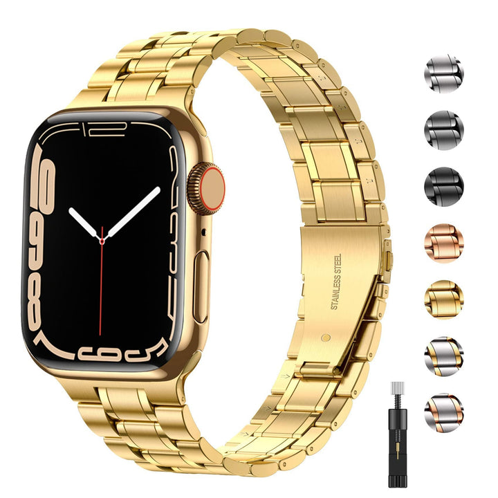 Stainless Steel Watch Band + FREE Band Adjuster Tool