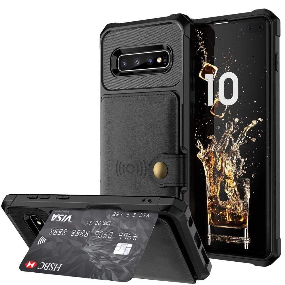 Leather Wallet Cardholder Phone Case For Samsung Magnetic Galaxy