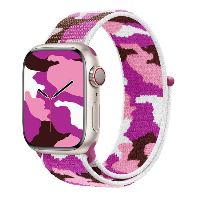 Camo Sports Watch Band Purple Camo / 38mm, 40mm & 41mm DP190625S80