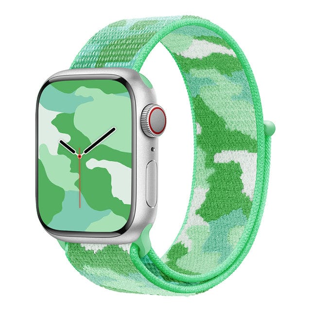 Camo Sports Watch Band Lime Green Camo / 38mm, 40mm & 41mm DP190625S82