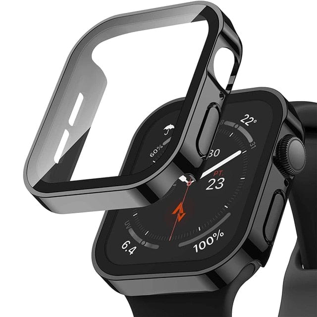 Tempered Glass Scratch Proof Watch Case Black / 40mm DP2208101AS03