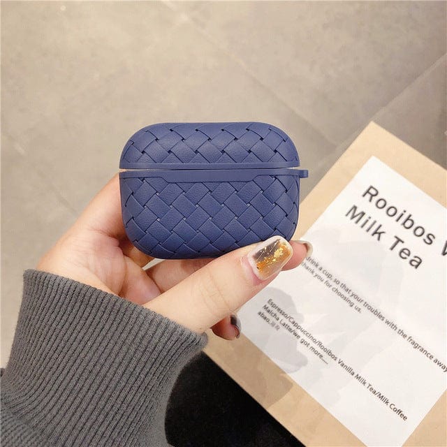 Woven Wireless Headphones Case AirPods 1 / Blue CM20220421-07-Airpods 1-Blue