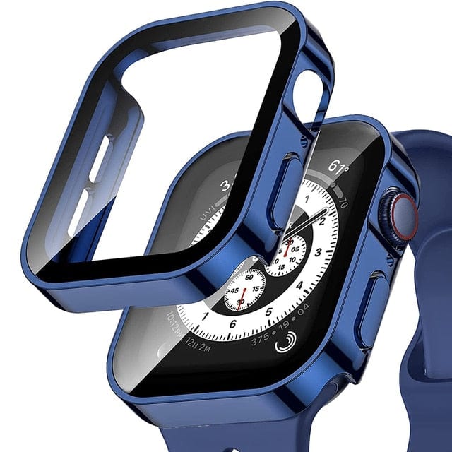 Tempered Glass Scratch Proof Watch Case Blue / 40mm DP2208101AS06