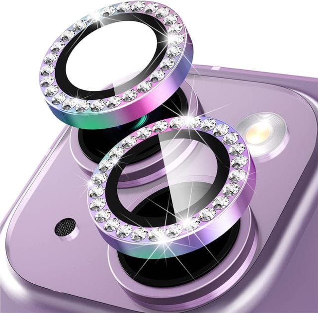 iPhone Camera Protector Rhinestone Colorful / iPhone 11 CM20230403-A-01-iPhone 11-Diamond Colorful