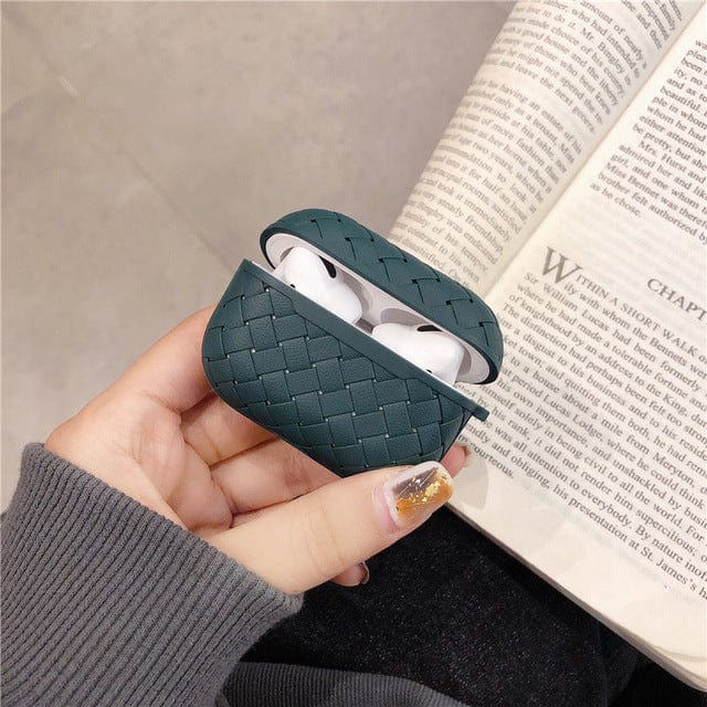 Woven Wireless Headphones Case AirPods 1 / Green CM20220421-07-Airpods 1-Green
