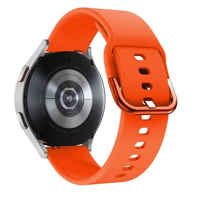 Silicone Sports Watch Band For Samsung Orange / 20mm DS191111S04