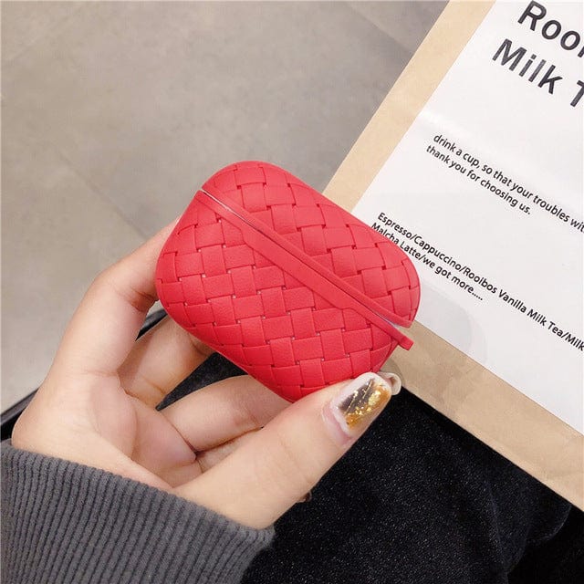 Woven Wireless Headphones Case AirPods 1 / Red CM20220421-07-Airpods 1-Red