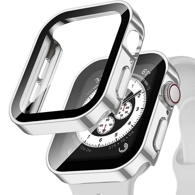Tempered Glass Scratch Proof Watch Case Silver / 40mm DP2208101AS02
