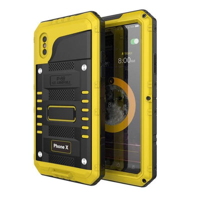 Waterproof Heavy Duty Phone Case iPhone XS / Yellow R4W1-180615068-061