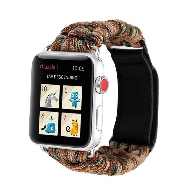 Paracord Band For Apple Watch Survival iWatch Wrist Strap