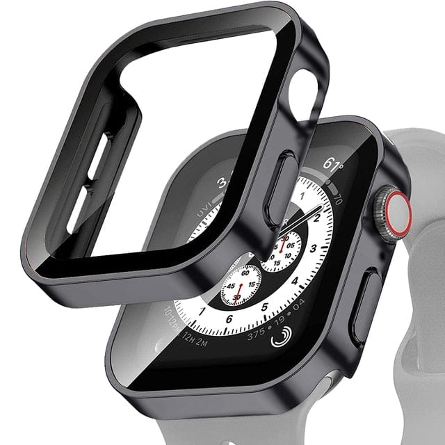 Tempered Glass Scratch Proof Watch Case Matte Black / 40mm DP2208101AS10