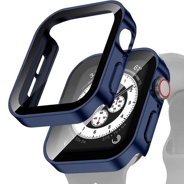 Tempered Glass Scratch Proof Watch Case Matte Deep Blue / 40mm DP2208101AS12