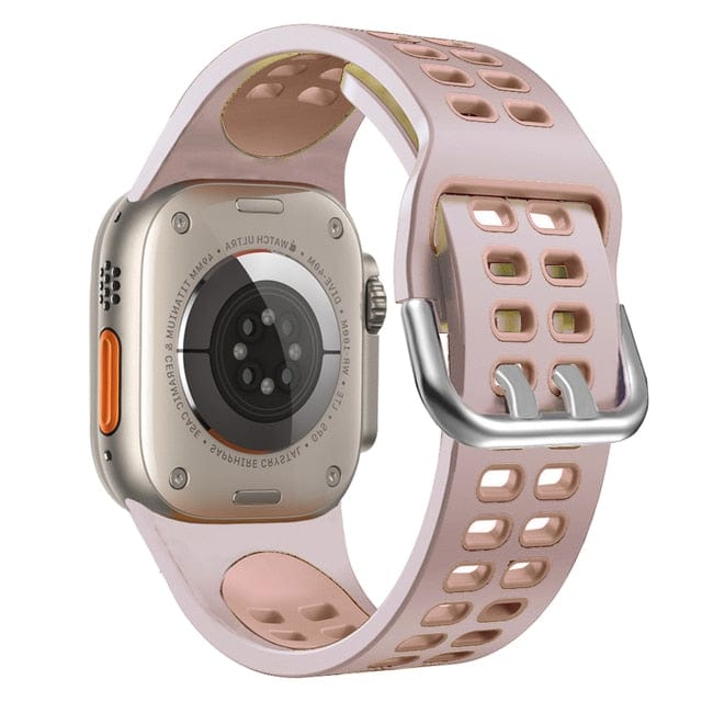 2 Tone Sports Watch Band Nude Pink / 38mm, 40mm & 41mm DP2210251S09
