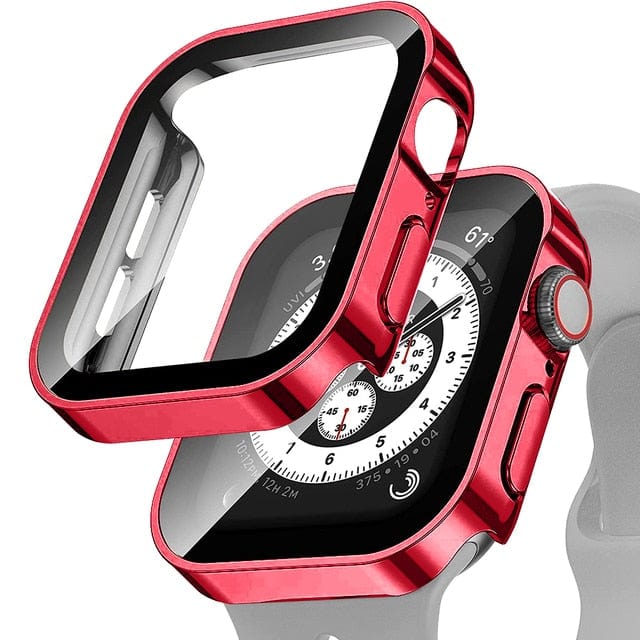 Tempered Glass Scratch Proof Watch Case Red / 40mm DP2208101AS07