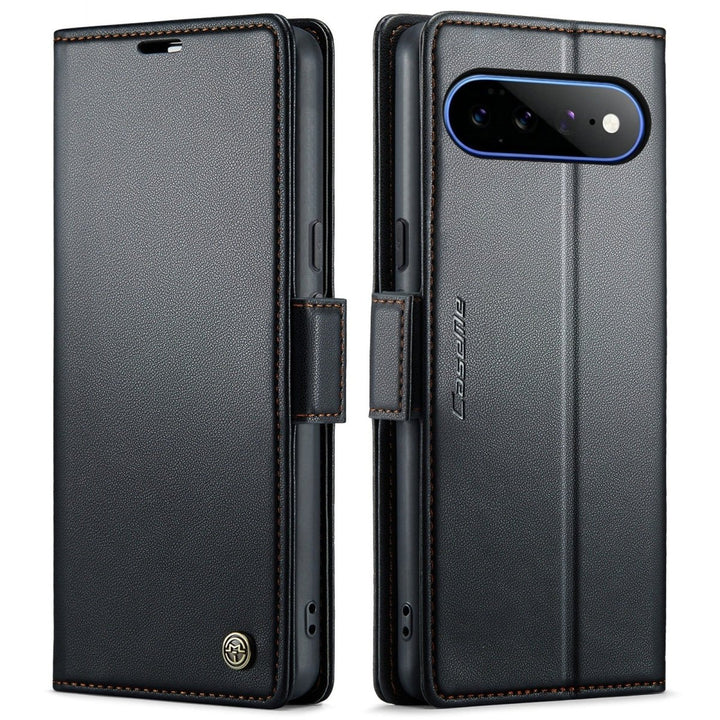 RFID Leather Card Holder Case For Google Pixel Google Pixel 11 Pro XL Black Parkfield Supplies