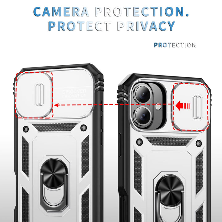 Heavy Duty Magnetic Phone Case With Camera Cover