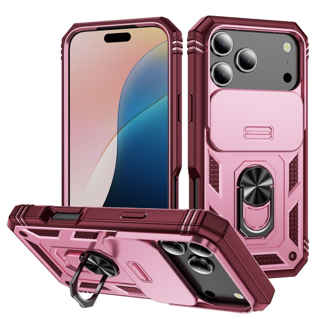 Heavy Duty Magnetic Phone Case With Camera Cover