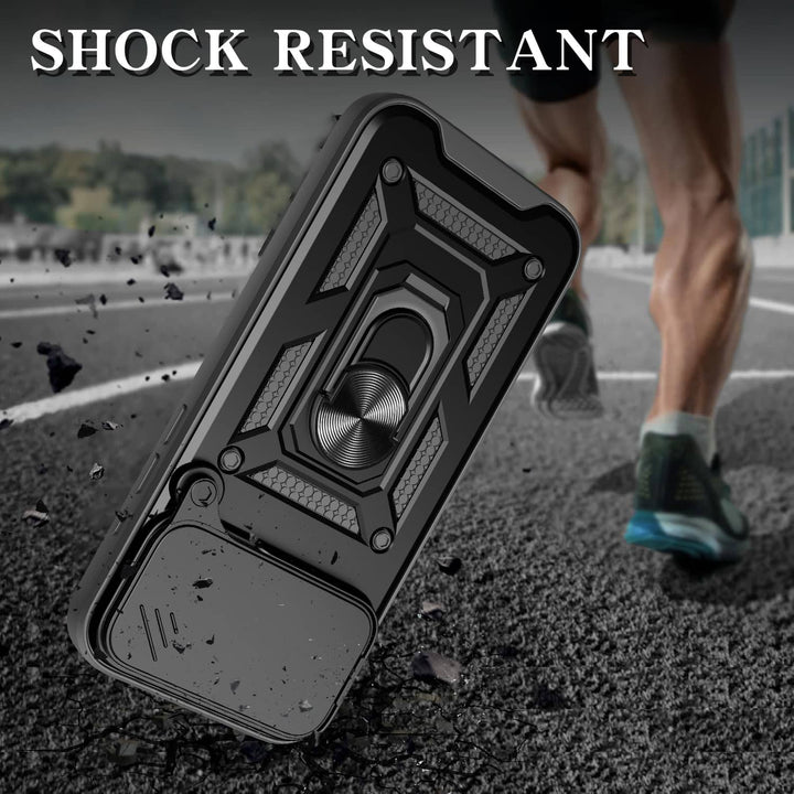 Magnetic Shockproof Phone Case With Camera Cover