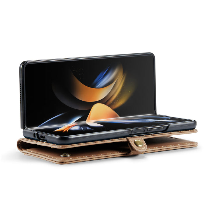 Slimmat magnetiskt läderskal för Samsung Galaxy