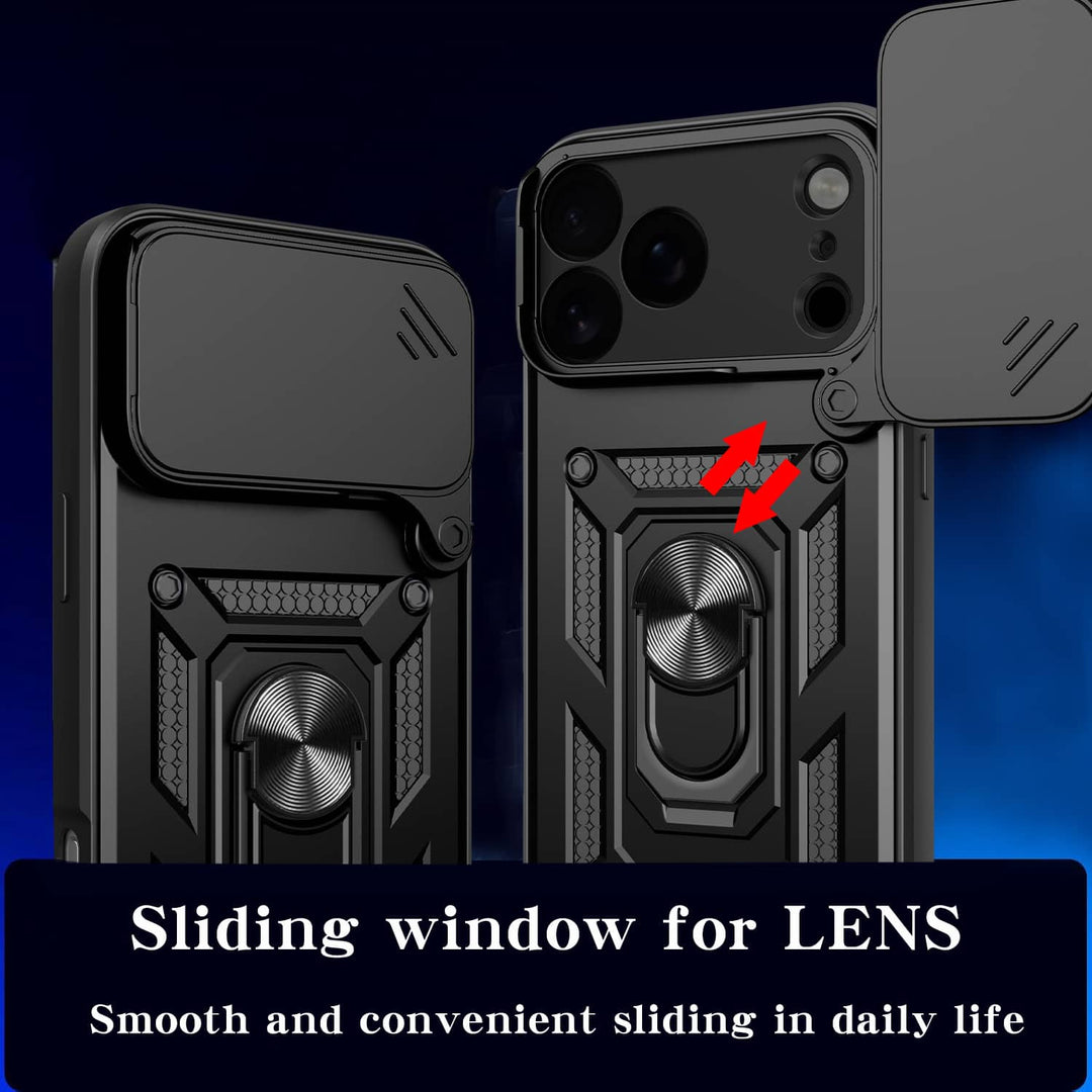 Magnetic Shockproof Phone Case With Camera Cover