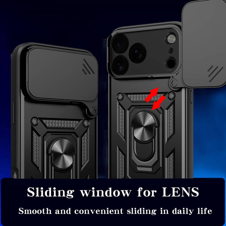 Magnetic Shockproof Phone Case With Camera Cover