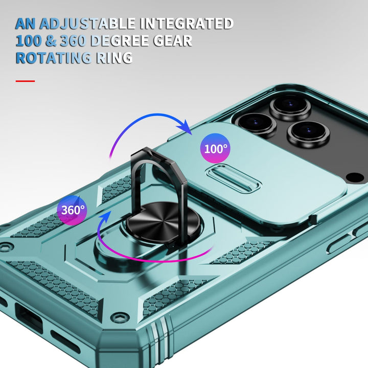 Heavy Duty Magnetic Phone Case With Camera Cover