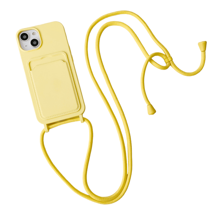 Silicone Crossbody Phone Case iPhone 7/8 / Yellow CM20230522-001-iPhone 7/8-Yellow