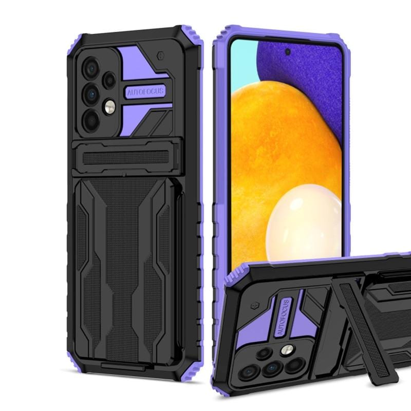 Copy of Shockproof Card Holder Case With Kickstand For Samsung A Series