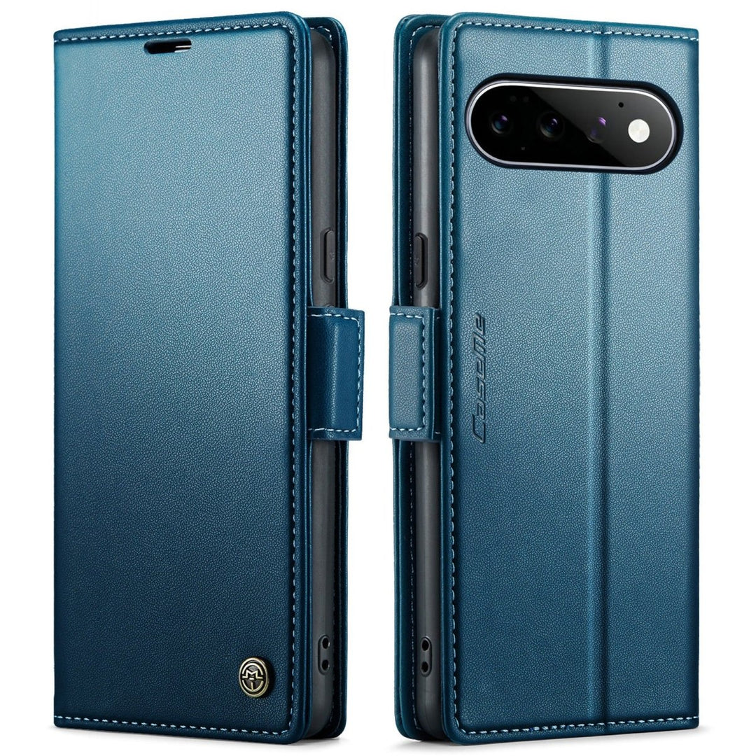 RFID Leather Card Holder Case For Google Pixel Google Pixel 11 Blue Parkfield Supplies