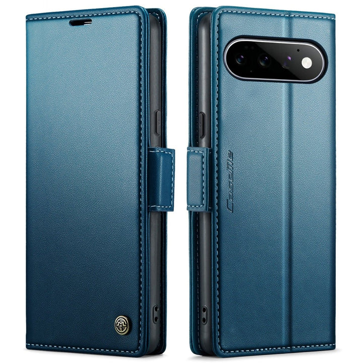 RFID Leather Card Holder Case For Google Pixel Google Pixel 11 Blue Parkfield Supplies