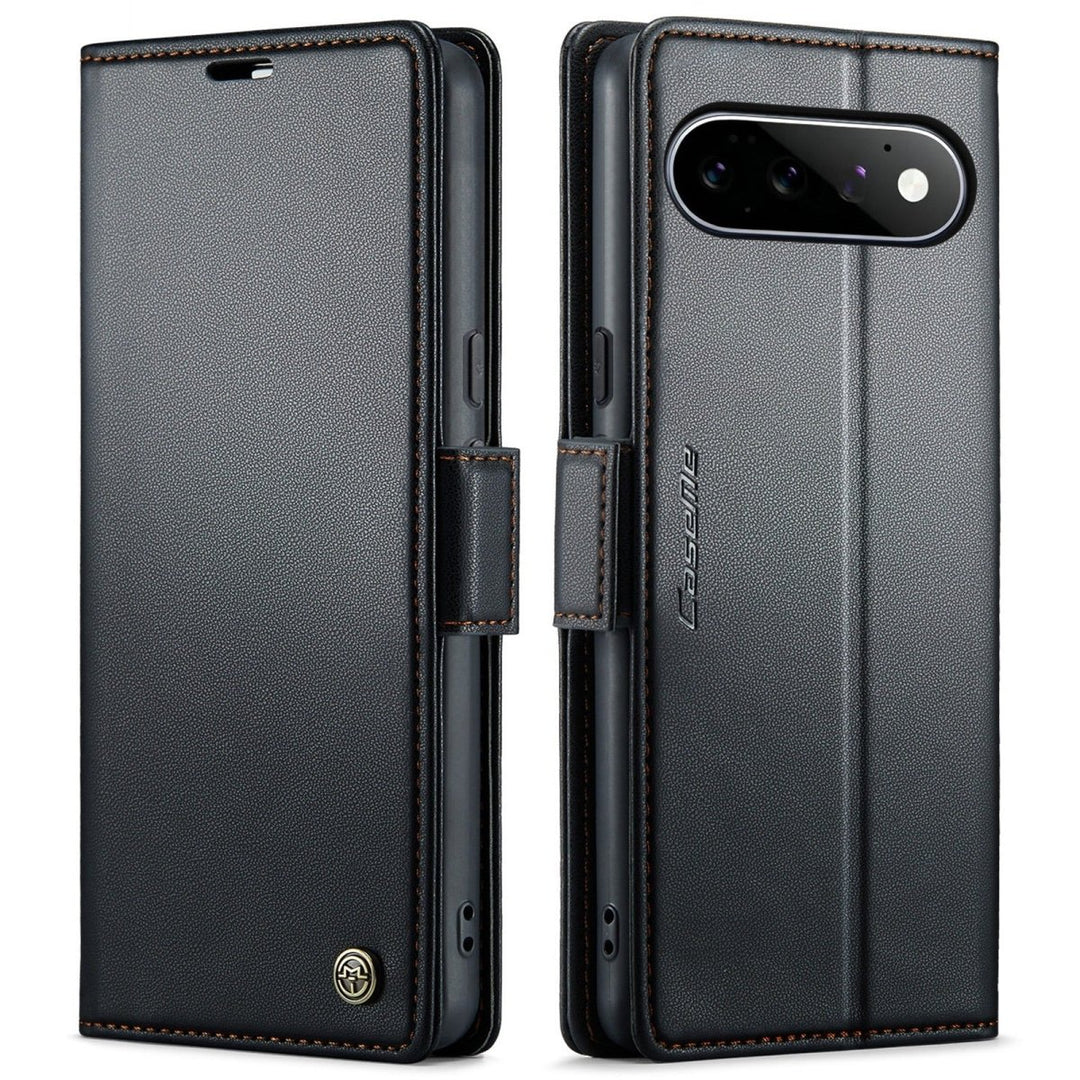 RFID Leather Card Holder Case For Google Pixel Google Pixel 11 Black Parkfield Supplies