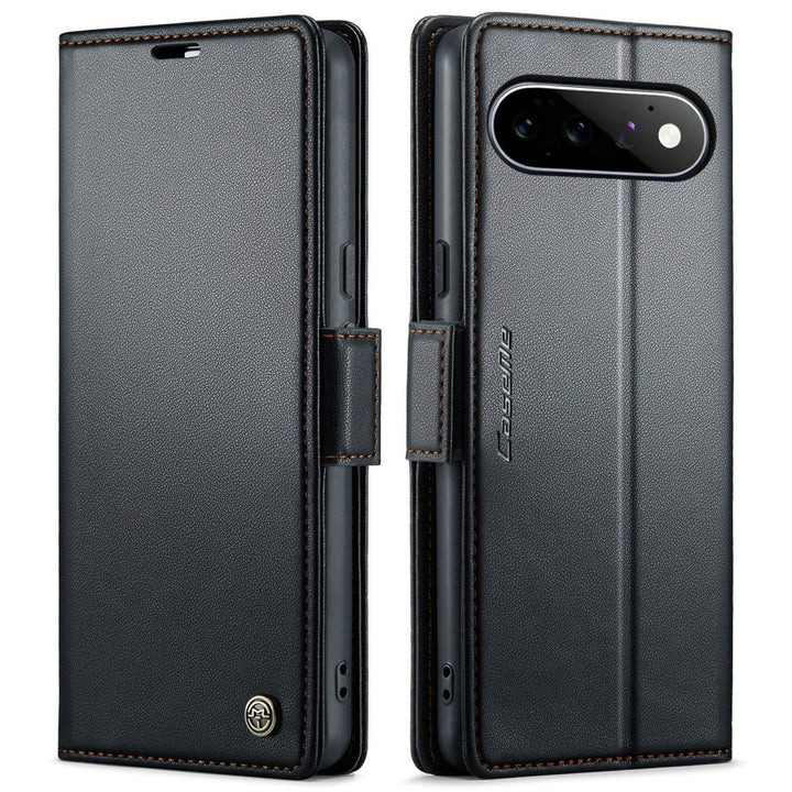 RFID Leather Card Holder Case For Google Pixel Google Pixel 11 Black Parkfield Supplies
