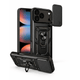 Magnetic Shockproof Phone Case With Camera Cover iPhone 16 / Black CM220811-02-iPhone 16-Black