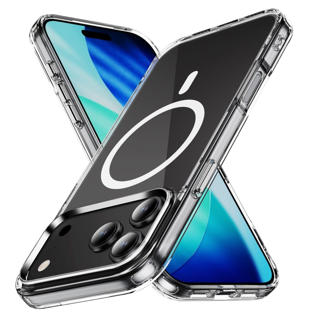Clear Shockproof Phone Case With Magnetic Charging iPhone 17 Pro Max Parkfield Supplies