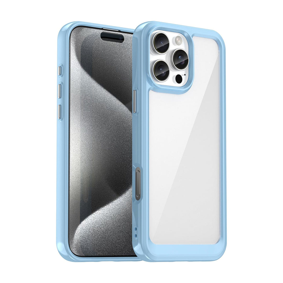 Clear Shockproof Phone Case For iPhone 7/8 / Blue CM20220215-A-01-iPhone 7/8-Blue