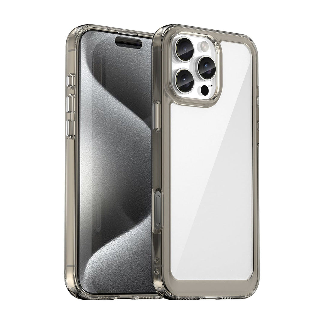 Clear Shockproof Phone Case For iPhone 7/8 / Transparent Grey CM20220215-A-01-iPhone 7/8-Transparent Grey