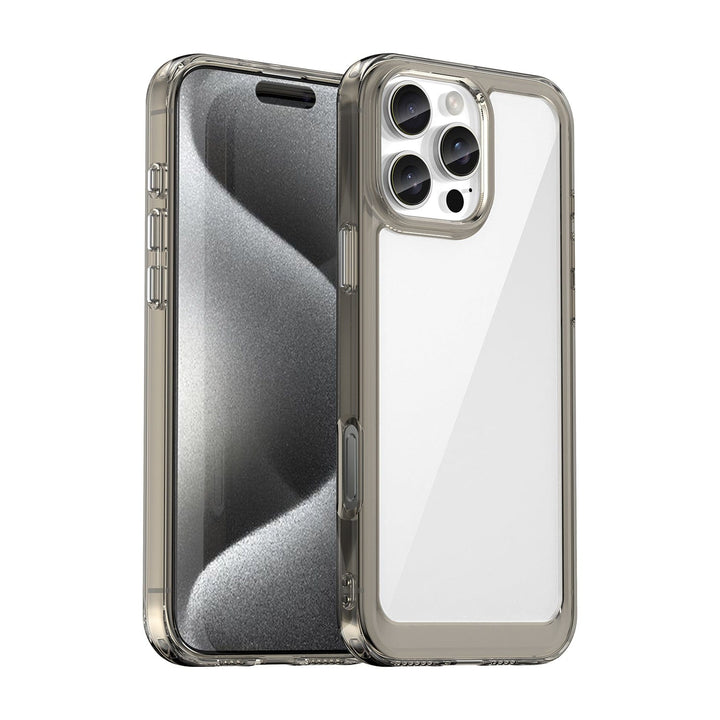 Clear Shockproof Phone Case For iPhone 7/8 / Transparent Grey CM20220215-A-01-iPhone 7/8-Transparent Grey