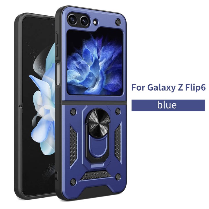 Magnetic Shockproof Case For Samsung Z FLIP Galaxy Flip 6 / Blue CM20211023-06-Z Flip 6-Blue