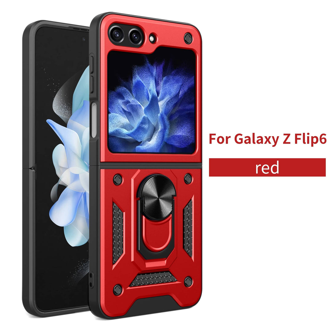 Magnetic Shockproof Case For Samsung Z FLIP Galaxy Flip 6 / Red CM20211023-06-Z Flip 6-Red