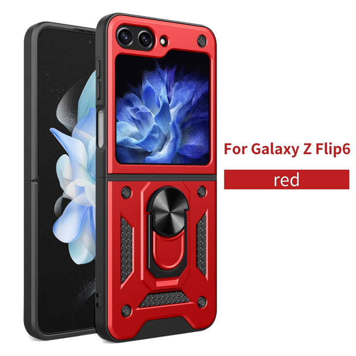 Magnetic Shockproof Case For Samsung Z FLIP Galaxy Flip 6 / Red CM20211023-06-Z Flip 6-Red